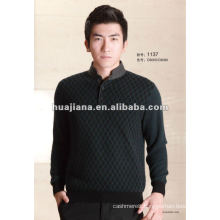 Luxury quality men's cashmere winter pullover